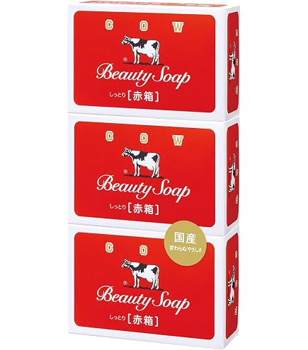 Amazon | 牛乳石鹸 カウブランド 赤箱 90グラム×3個パック ローズ調
